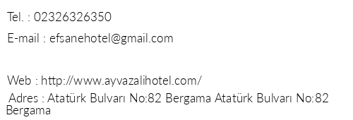 Ayvazali Hotel telefon numaralar, faks, e-mail, posta adresi ve iletiim bilgileri